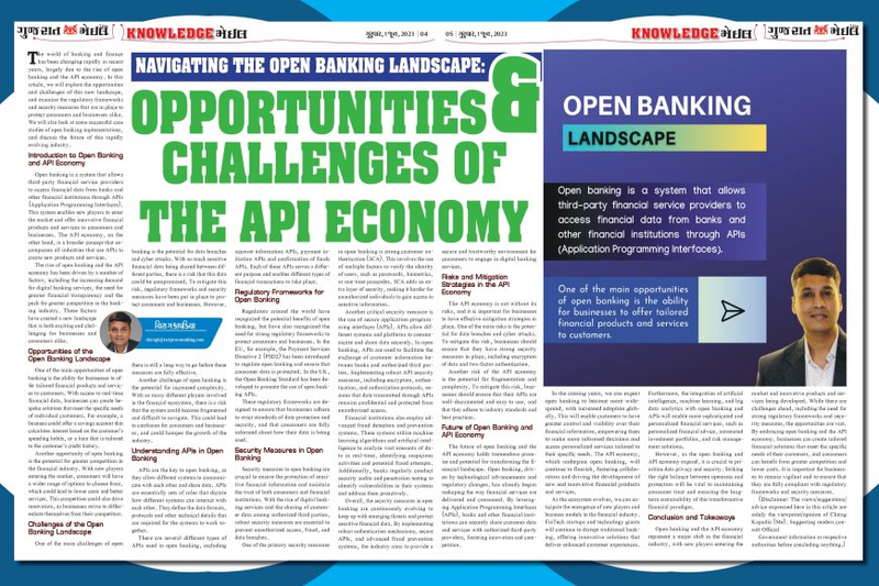 Navigating the Open Banking Landscape: Opportunities and Challenges of the API Economy
