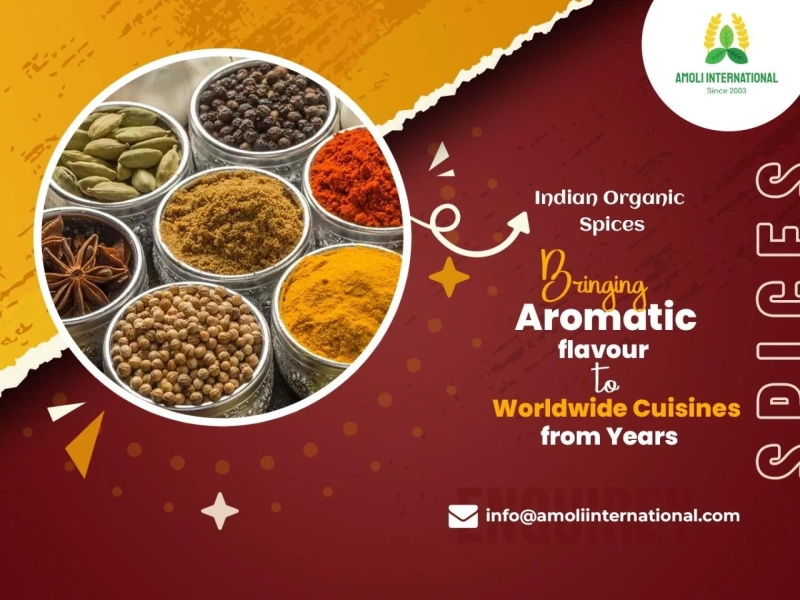 Buy Traditionally Organic Spices From India Through Amoli International