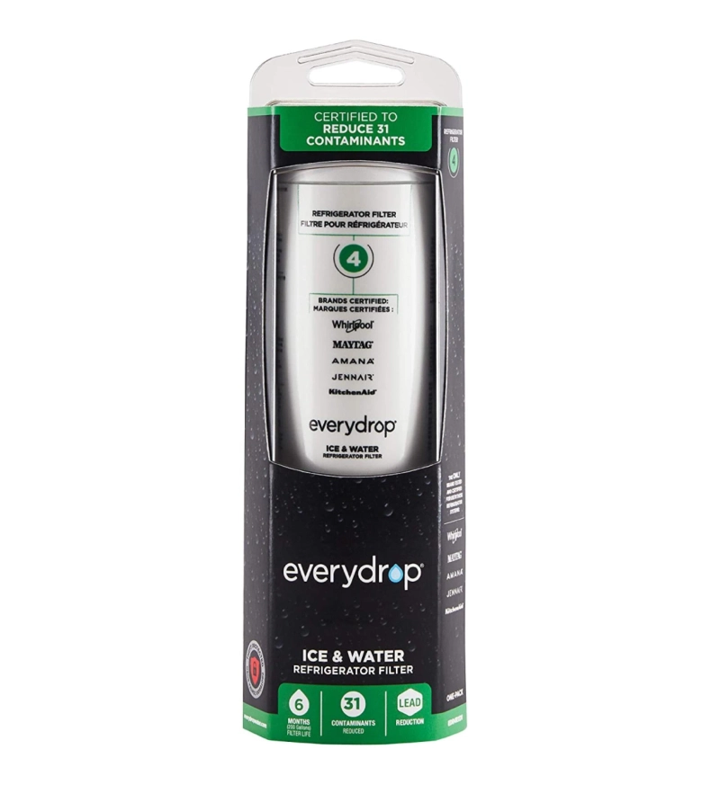 Everydrop By Whirlpool Ice And Water Refrigerator Filter 4, EDR4RXD1, Single-Pack