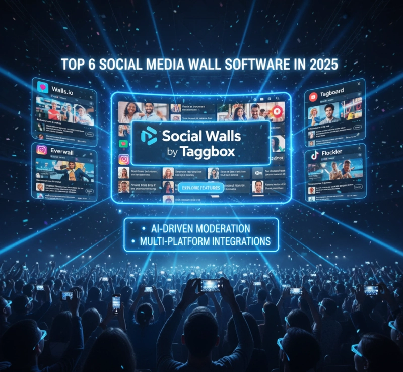 Top 6 Social Media Wall Software in 2025 for Events & Brands
