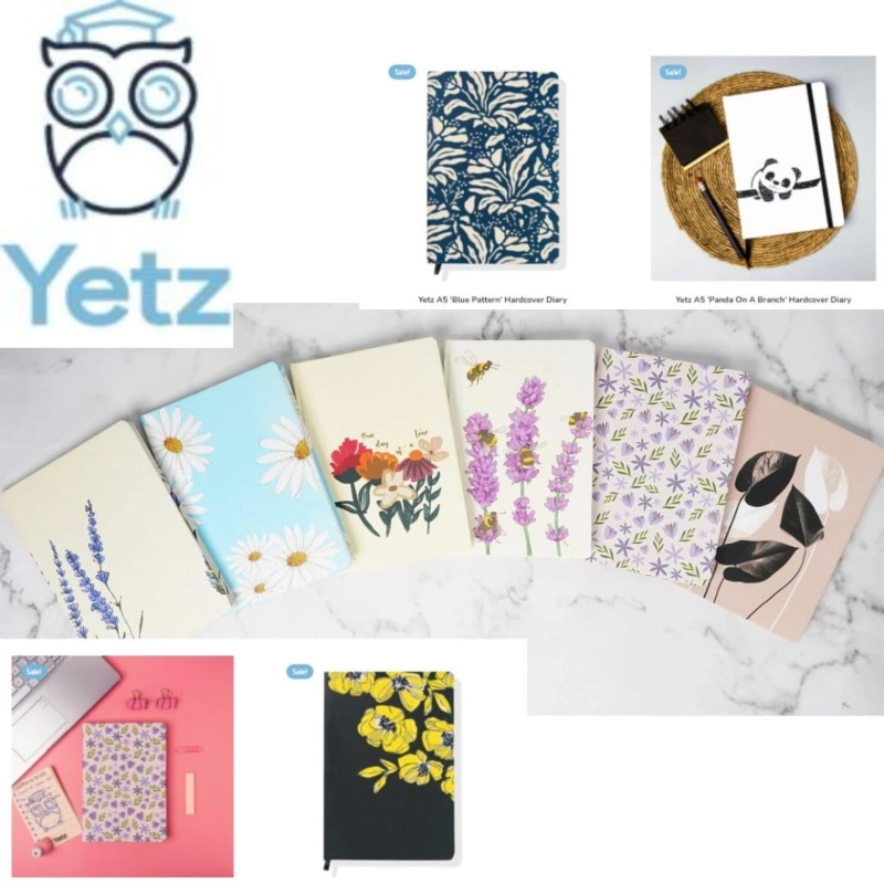 Shop Unique Journal Soft & Hardcover Diaries Online - Yetz