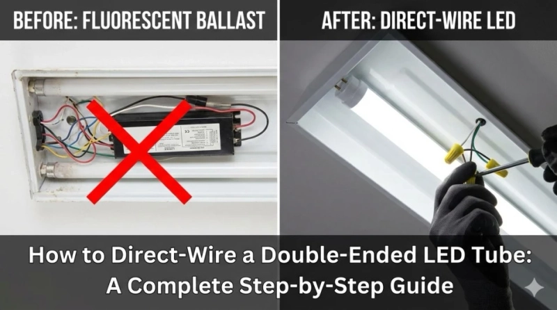 How to Direct-Wire a Double-Ended LED Tube: A Complete Step-by-Step Guide
