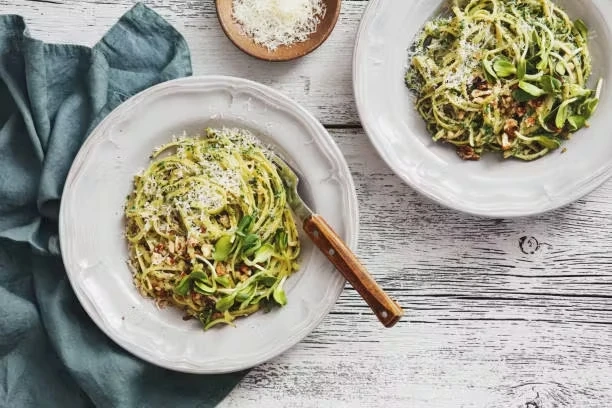 Vegetarian Pesto Pasta Recipe