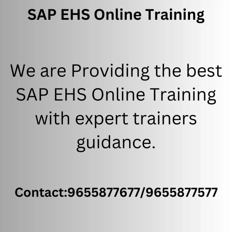 SAP EHS Training