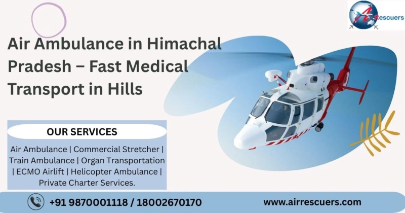  Air Ambulance in Himachal Pradesh – Fast Medical Transport in Hills