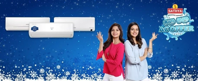 Best Air Conditioner Brands to buy online with excellent offers at Sathya Stores