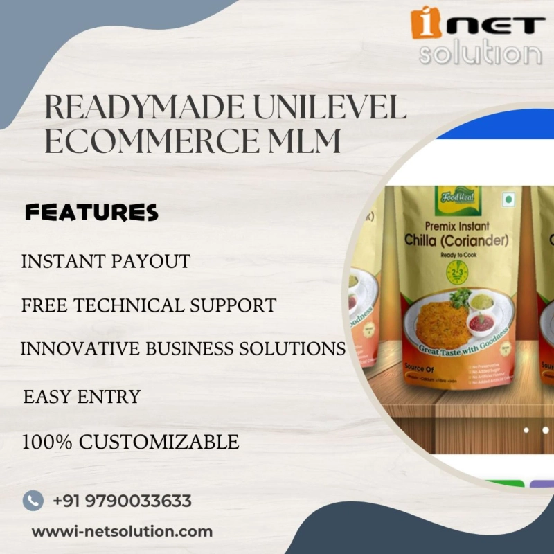 Readymade Unilevel Ecommerce MLM