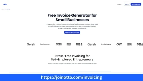 Generate Invoices Fast with Otto AI Invoice Generator