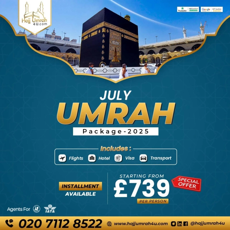 Cheap Umrah Package from Glasgow: Your Affordable Deal