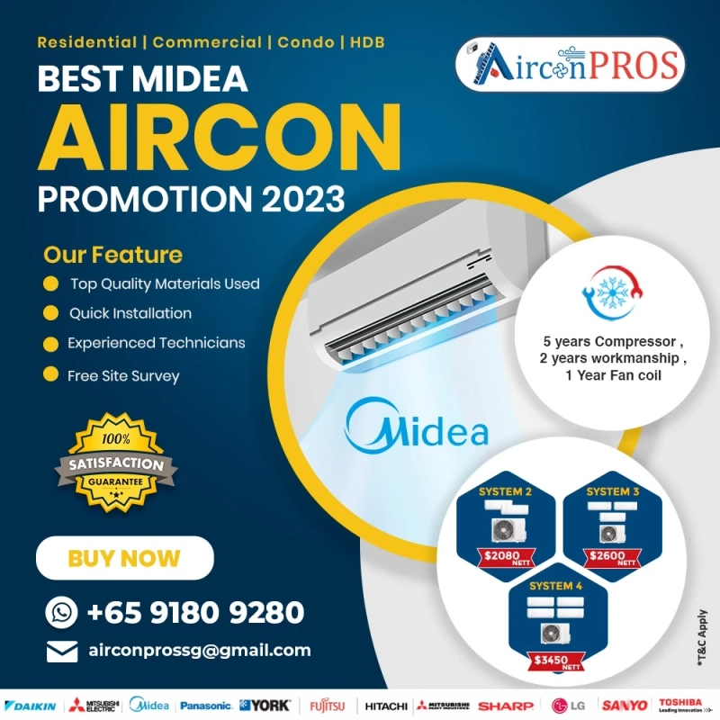 Why Midea Aircon is best for home?