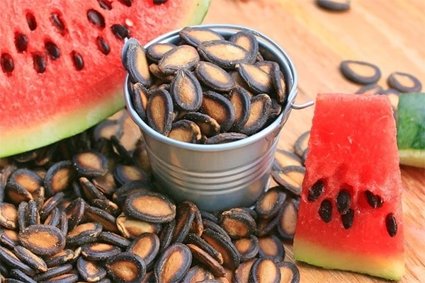 Watermelon seeds have incredible health advantages.