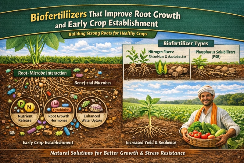 Biofertilizers That Improve Root Growth and Early Crop Establishment