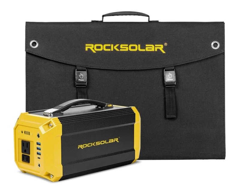 “ROCKSOLAR” An Authentic Quality Portable Solar Generator Kit Near Me