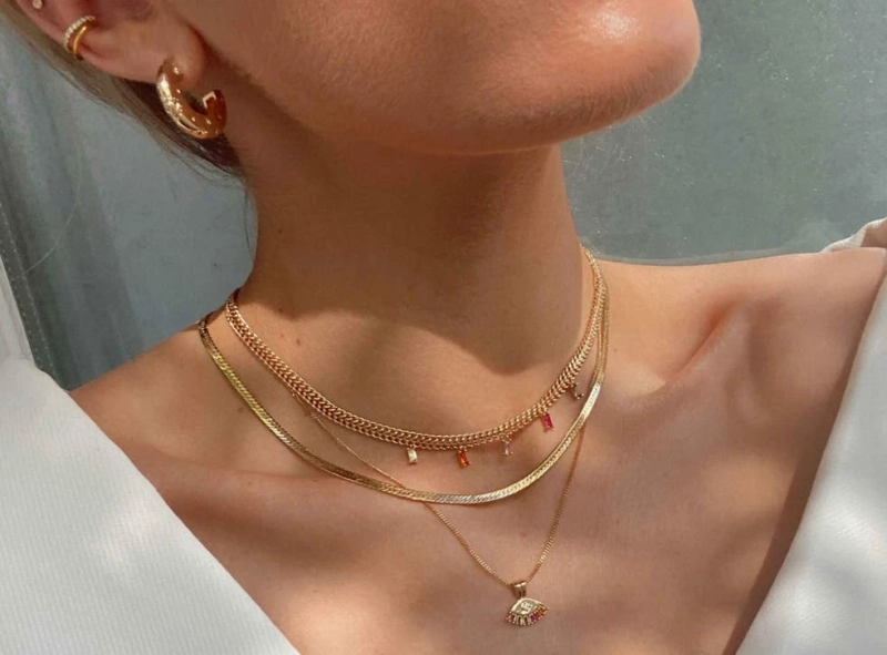 Gold Necklace Store Online in UK | CM Jewellery Design