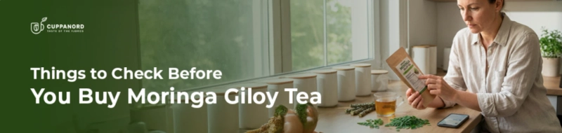 Buy Moringa Giloy Tea Online – Why Is Cuppanord the Best Choice for Natural Immunity Boost?