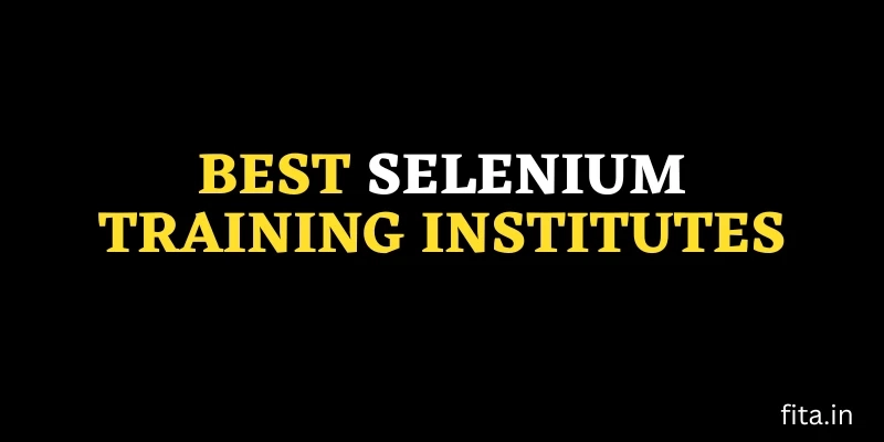 Best Selenium Training  