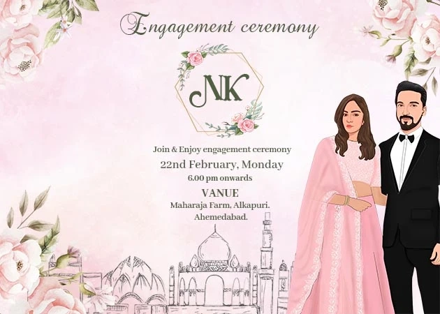 Best Template For Engagement Invitation