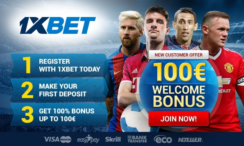 Promo Code For 1XBET - Bonus 100% up to €130