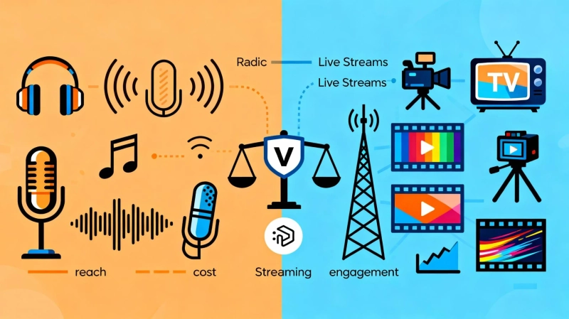 Audio vs Video Broadcasting: Starting an Online Radio Station or TV Channel First? 
