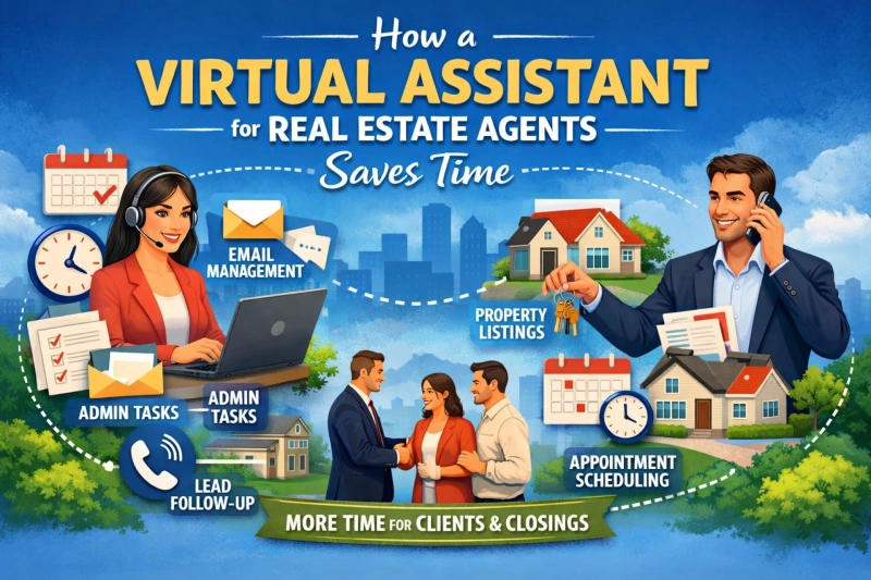How a Virtual Assistant for Real Estate Agents Saves Time