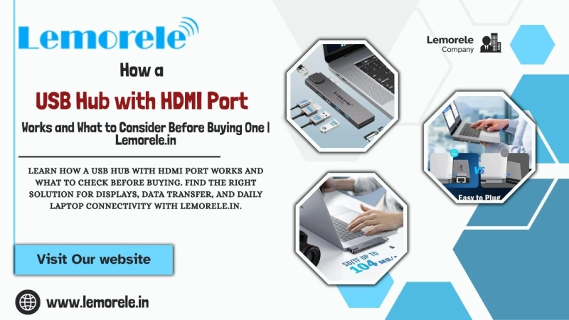 How a USB Hub with HDMI Port Works and What to Consider Before Buying One | Lemorele.in