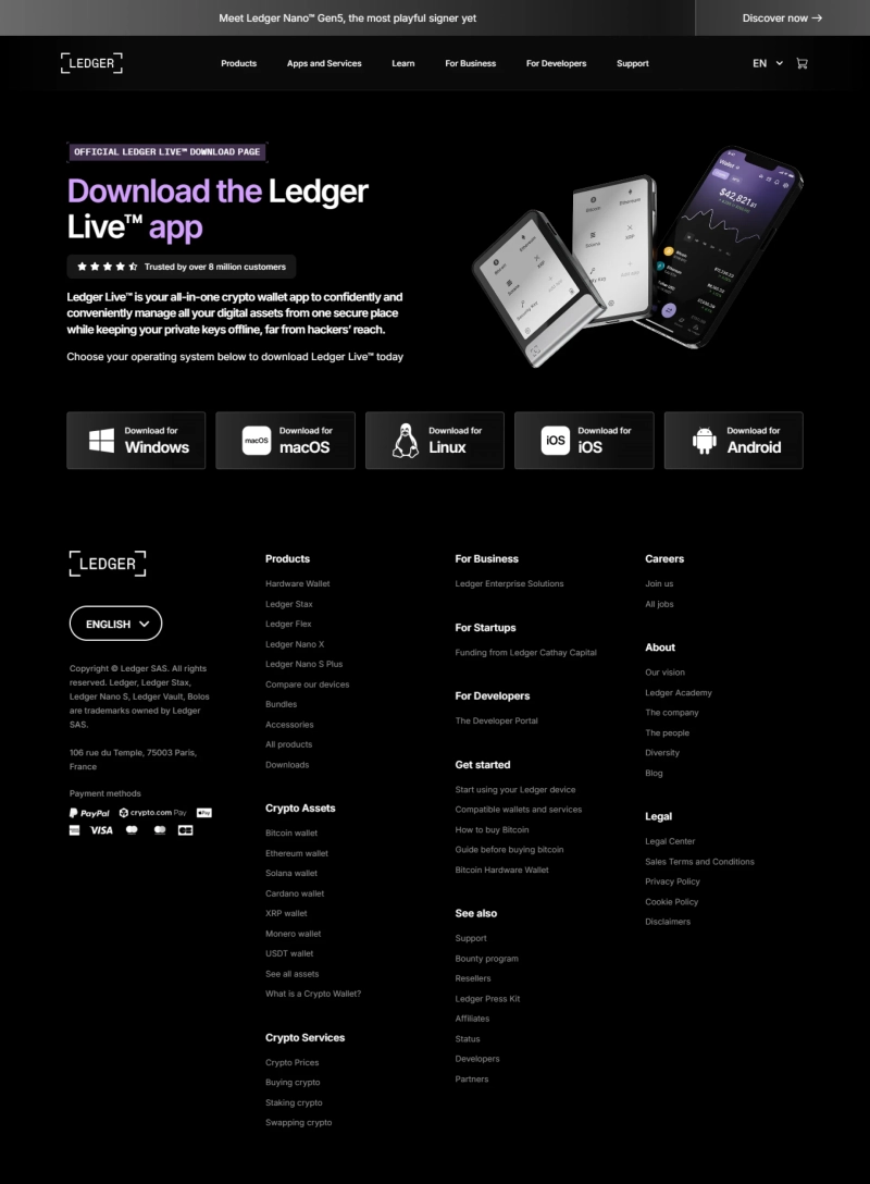 Ledger.com/start | Get Started Ledger Live with Ledger Nano x