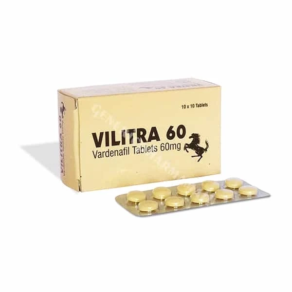Vilitra 60mg : Relaible tablets for ED