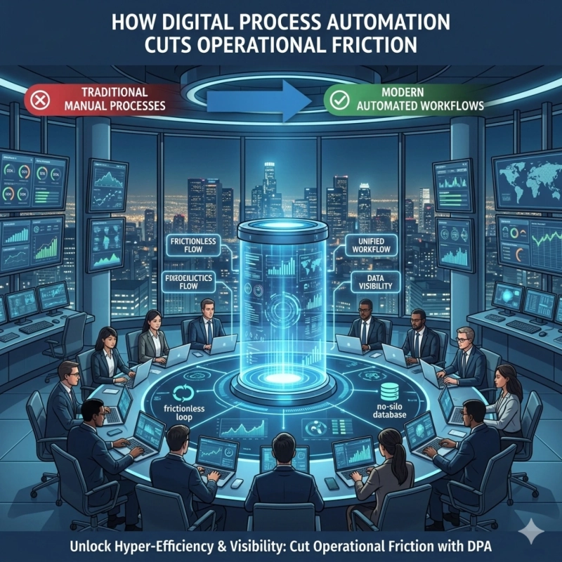 How Digital Process Automation Cuts Operational Friction