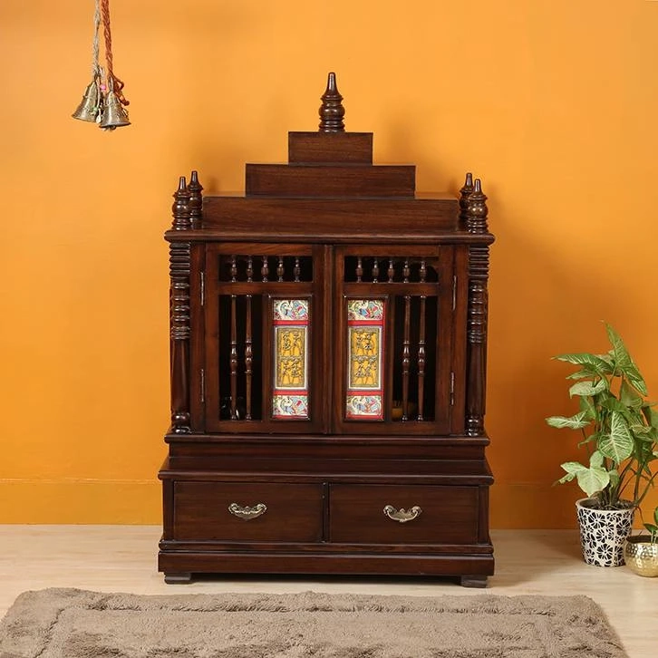 Sacred Space: Exploring the Significance and Elegance of a Pooja Cabinet