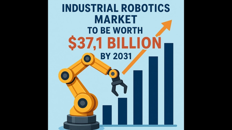 Industrial Robotics Market to be Worth $37.1 Billion by 2031