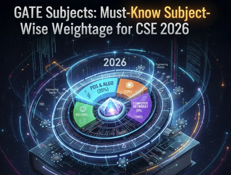 GATE Subjects 2026: Must-Know Subject-Wise Weightage for CSE - Your Strategic Roadmap