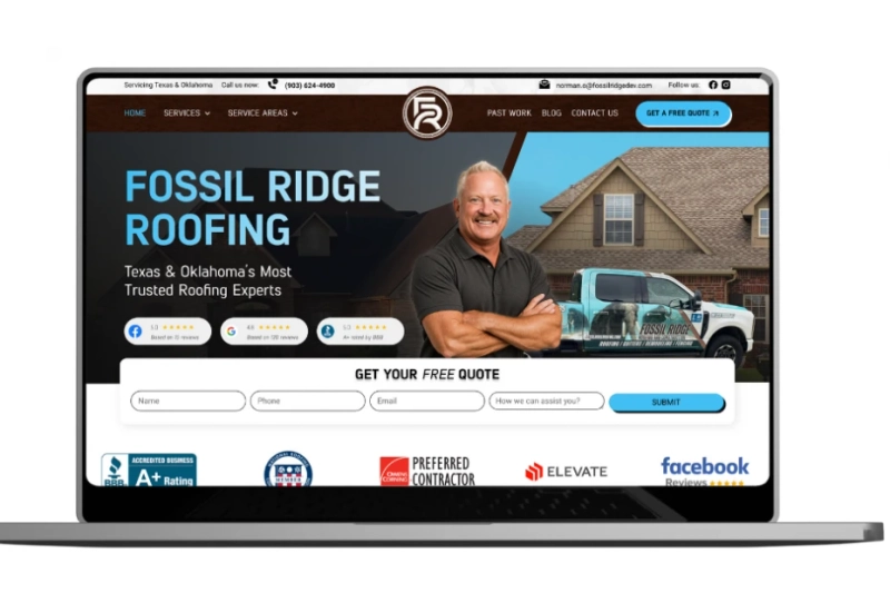 Fossile Ridge Roofing and Construction Launches New Website for Roofing Services in Northern Texas and Oklahoma