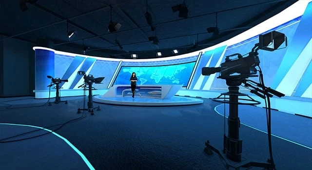 3D Virtual Set Production System Compatible with vMix