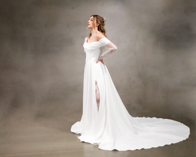 Modern vs Classic: Styling a Long Sleeve Wedding Dress