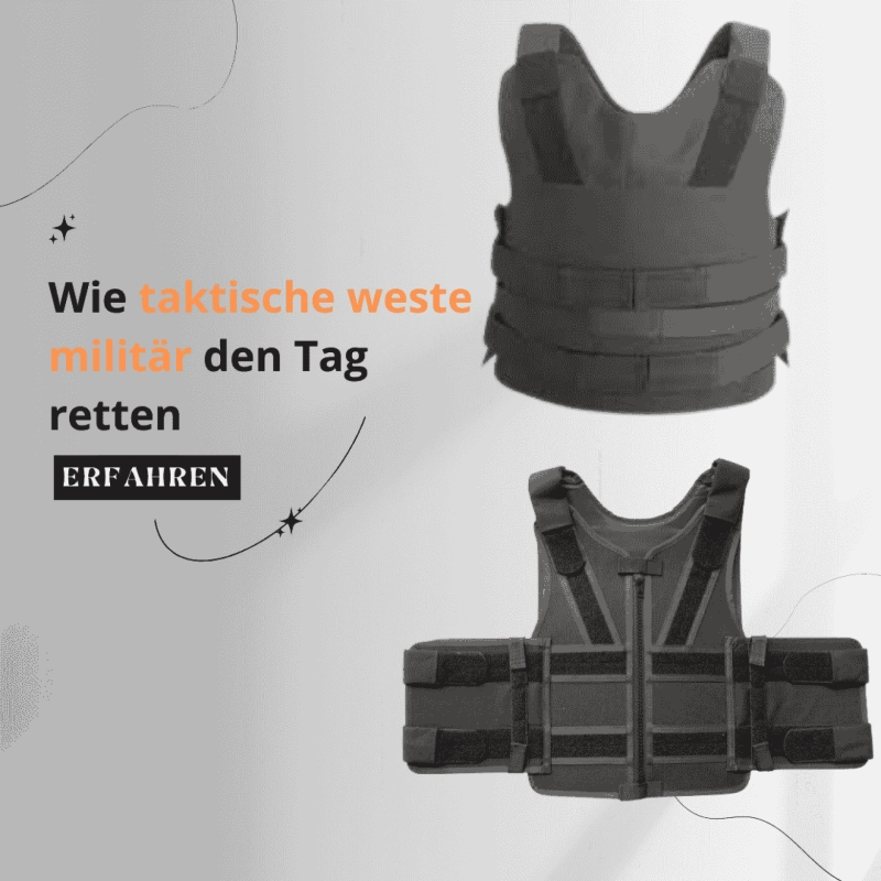 Wie taktische weste militär den Tag retten