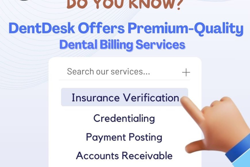 Dental verification services with dentdesk