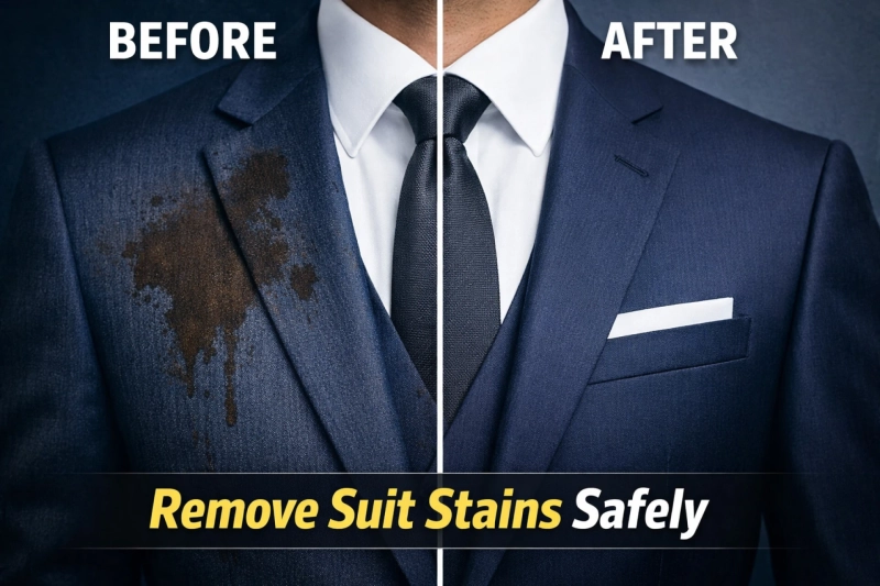 How to Remove Stains from a Suit: A Step-by-Step Guide