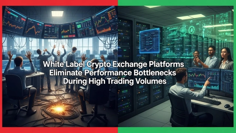 How White Label Crypto Exchange Platforms Eliminate Performance Bottlenecks During High Trading Volumes