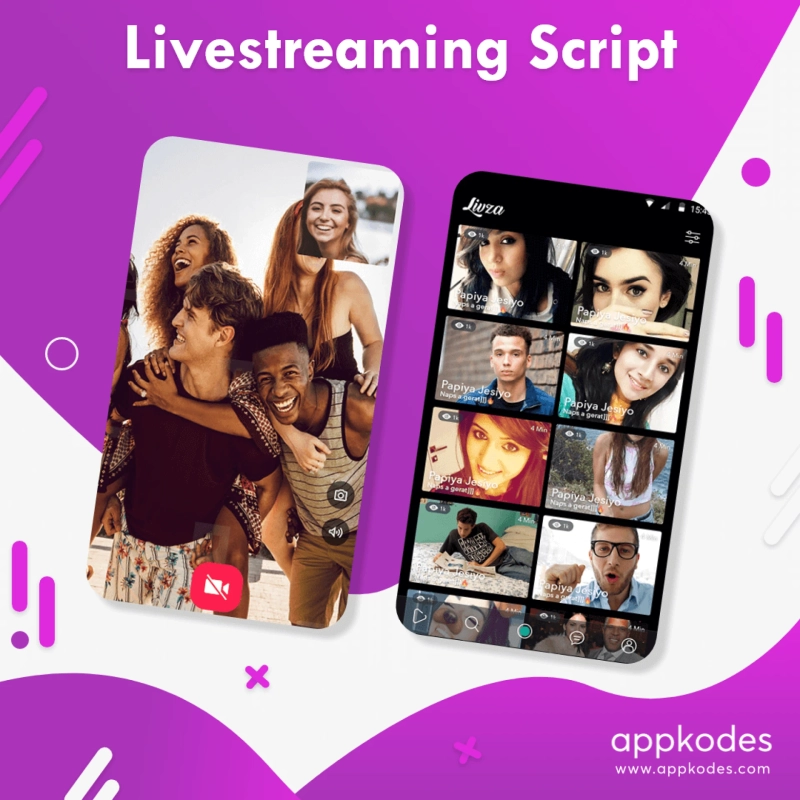 Readymade live streaming script