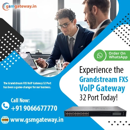 Experience the Grandstream FXS VoIP Gateway 32 Port Today!