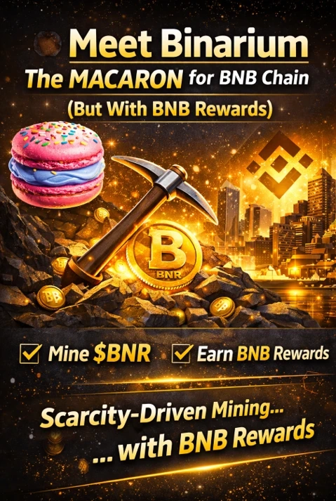 Meet Binarium: The MACARON for BNB Chain (But With BNB Rewards)