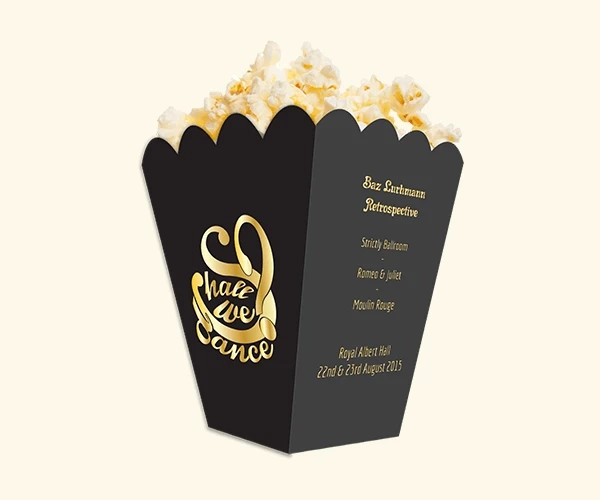 The Impact and Advantages of Custom Printed Popcorn Boxes