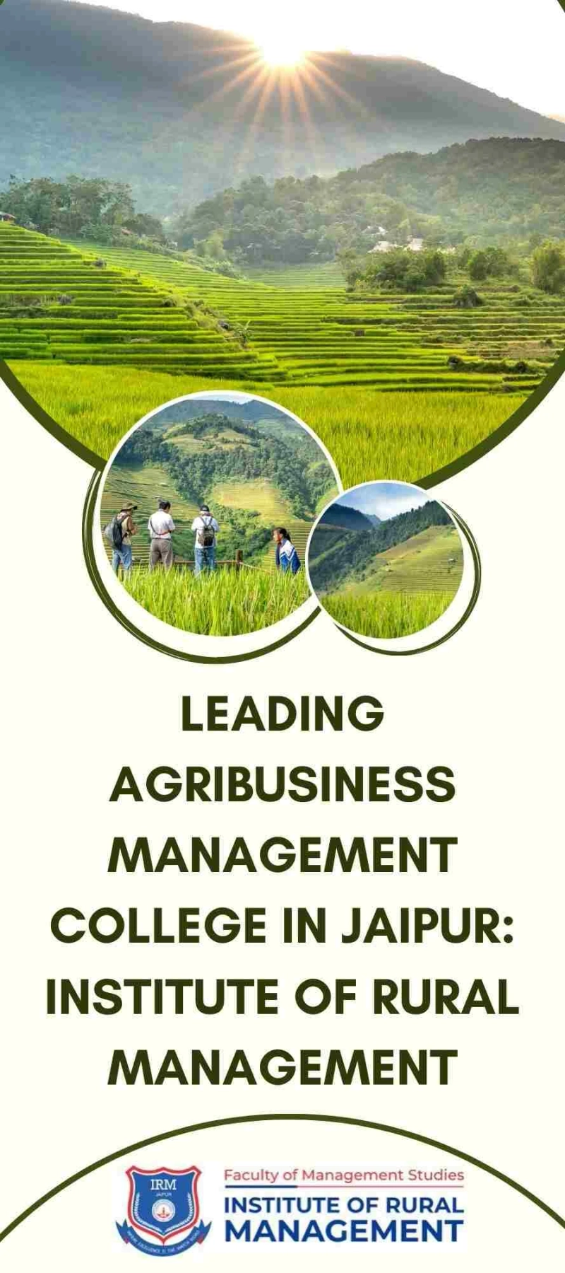 Leading Agribusiness Management College in Jaipur: Institute of Rural Management