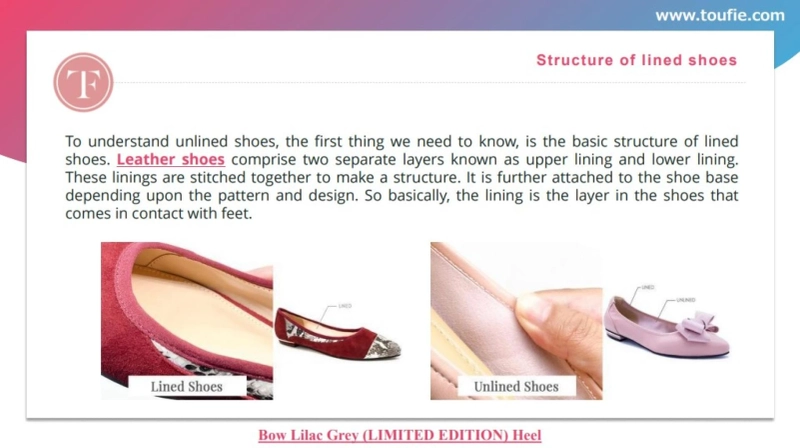 Structure of lined shoes