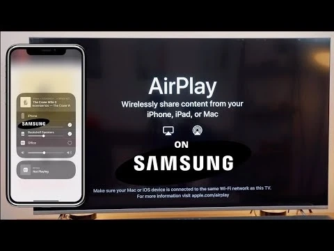 How to Cast an iPhone, iPad, or Mac to a Samsung TV via AirPlay
