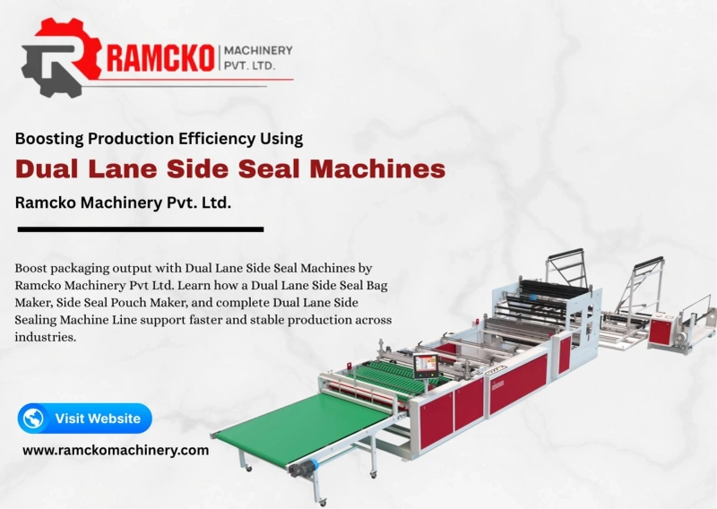 Boosting Production Efficiency Using Dual Lane Side Seal Machines | Ramcko Machinery Pvt. Ltd.