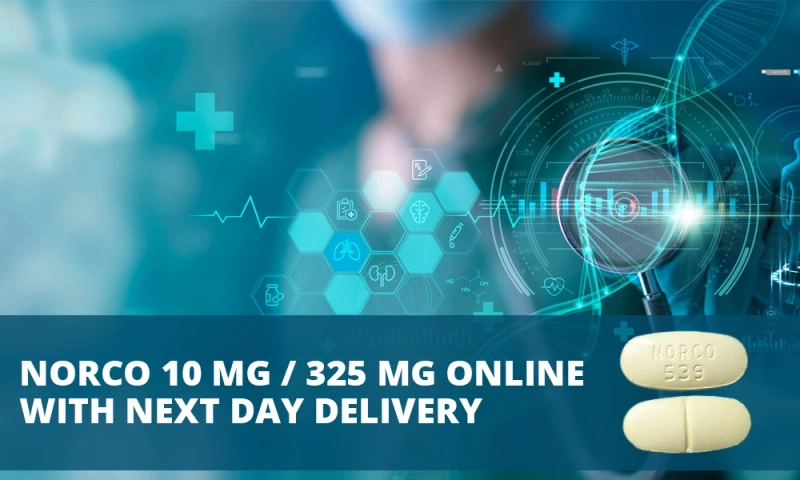 Norco pain relief medication shipped overnight without a prescription