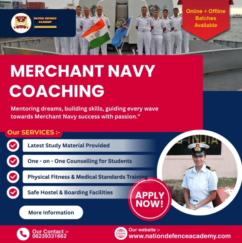 Step Into the Ocean of Opportunities with the Best Merchant Navy Coaching in Delhi