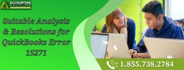 A proper way to fix QuickBooks Error 15271 easily