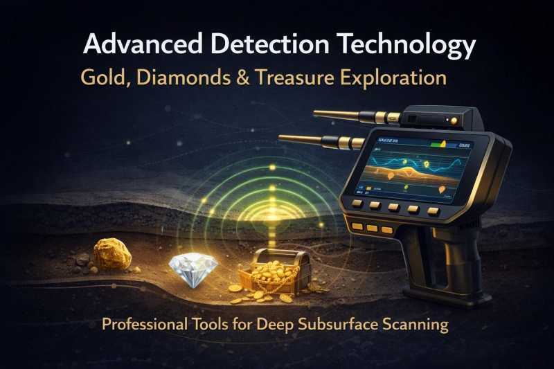 Advanced Gold, Diamond & Treasure Detection Technology for Professional Exploration